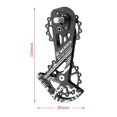 thumbnail image 3 of Desviador trasero de bicicleta, rodamientos de cerámica, rueda de guía de polea, desviador de bicicleta de 16T para ciclismo, piezas de bicicleta de c 8700RD Negro Baoblaze Cambio trasero, 3 of 8