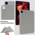 thumbnail image 2 of Allytech Case for iPad Pro 11-Inch M4 (2024 Model, 5th Generation), Slim Luxury Diamond Pattern [Camera Protection] Shockproof Soft TPU Back Case Compatible with Apple iPad Pro 11 (2024) - Grey, 2 of 7