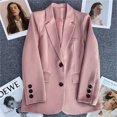thumbnail image 1 of Blazer elegante para mujer, abrigo de traje informal deportivo, chaqueta de lujo de moda coreana, ropa de mujer de Color sólido, primavera y otoño, 1 of 5