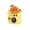 7439 Orange Light Pictures, variant on Mirror Flower Series Micro Building Blocks Camera Ornament Collectible Decor for Kids and Adults