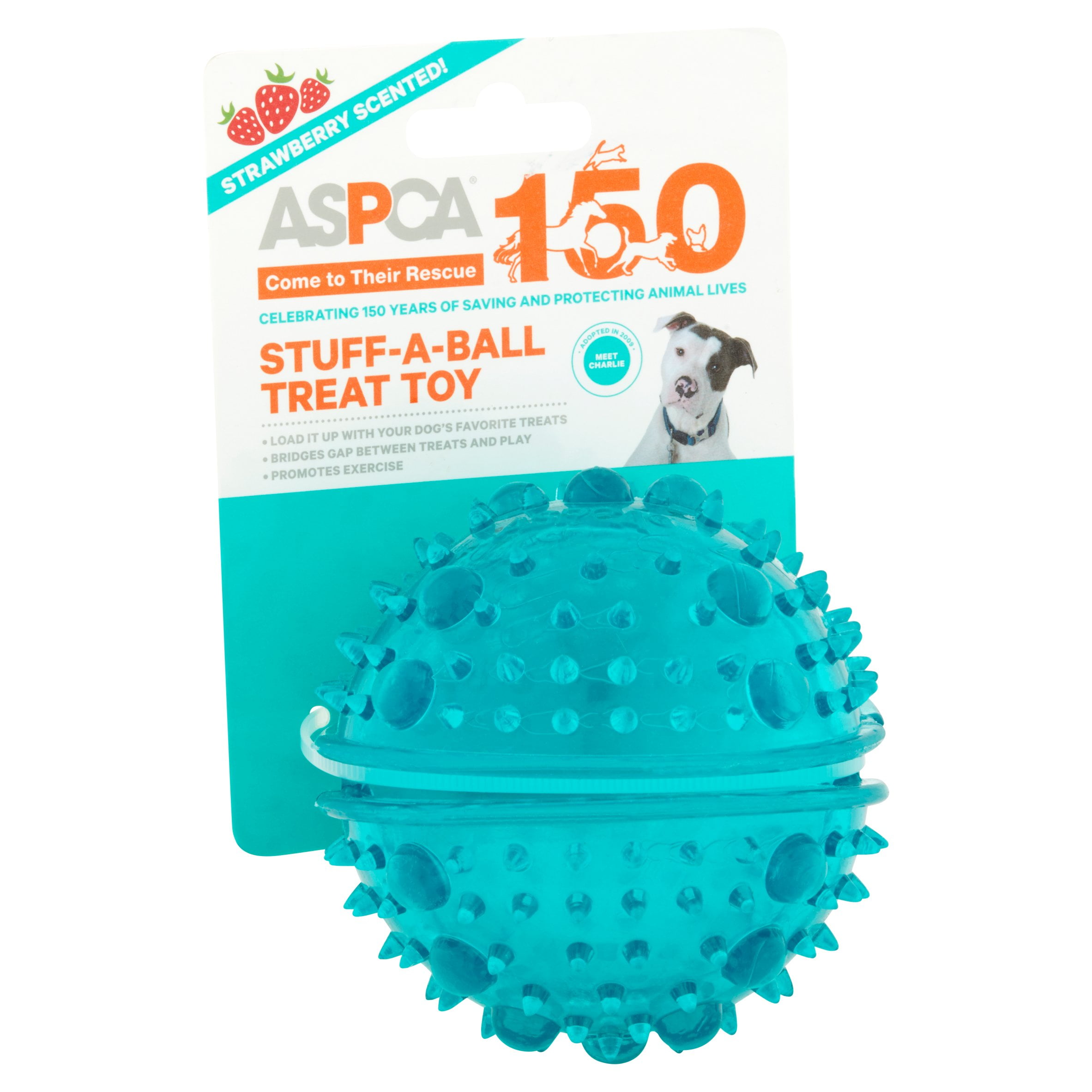 Aspca Stuff A Ball Treat Dog Toy Blue Walmart Com Walmart Com
