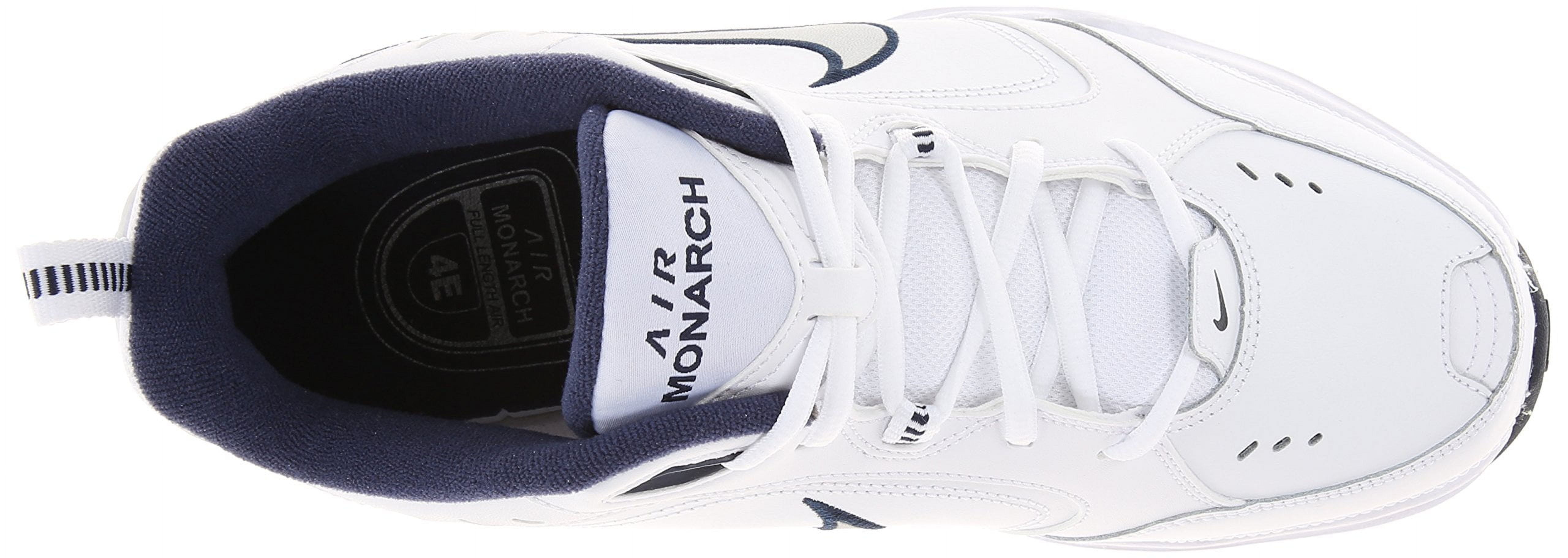 Nike Men's Air Monarch IV Cross Trainer, White Navy, Size