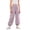 Purple, variant on Ruyang 3T-15Years Girls Lightweight Baggy Joggers Elastic Waist Wide Leg Pants Kids Teen Hip Hop Dance Casual Sports Trousers