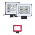 thumbnail image 2 of Par Faros 12 Led 4 Paneles Estrobo Auto Moto 4x4 Arillo Gel, 2 of 8