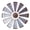 F, variant on WINDLAND Charm Farmhouse Windmill Wall Decor Small Metal Wall Art for Rustics Home Decorations for Indoor Various Settings