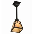 thumbnail image 6 of Meyda 166514 6 in. Square Mission Hill Top Pendant, Solar Black Powedercoat, 6 of 7