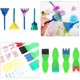 thumbnail image 2 of Juego de 42 pinceles de esponja YUANXCMXG para niños manualidades arte bricolaje, 2 of 4