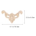thumbnail image 4 of 4PCS Bois Sculpté Coin Onlay Applique Style Européen Armoire Décoration, 4 of 7