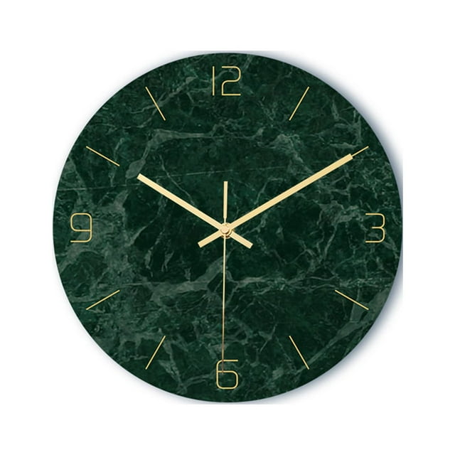 Décorations Murales pour Salon Motif Horloge Murale en Pierre Horloge de Décoration en Acrylique pour Salon