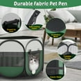 thumbnail image 4 of Corral para Perros de Interior para Cachorros y Gatos, Mascota Pequeña, Corral Emergente para Exteriores, Carpa, Jaulas, 29" Corral Transpirable, Longitud para Mascotas de hasta 10 Lb, 4 of 9