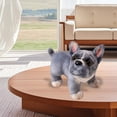 thumbnail image 4 of Lifelike and Cute Frenchie Stuffed,Realistic Plush French Bulldog Toy, Adorable Little Puppy for Dog Lover or Plushie Collector,Great Gift, 4 of 4