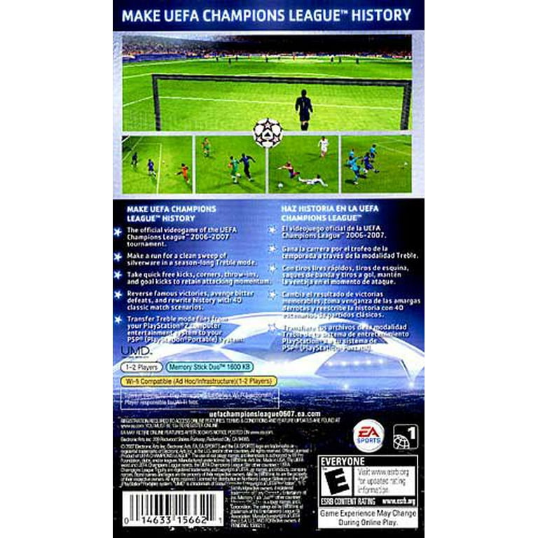 UEFA CHAMPIONS LEAGUE 2006-2007 - PlayStation Portable - Walmart.com