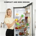 thumbnail image 4 of Refrigerator Deodorizer, Fridge Deodorizer Long Lasting Odor Eliminator for Fridge,Kitchen Gadgets Charcoal Air Purifier Odor Eliminator for Closet, Green, 4 of 4