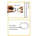 thumbnail image 3 of Minnieouse Bolso de mano de metal Anillo de cierre Paquete de hombro Bolso cruzado Bolsa de anillos de hebilla extraíble portátil Monedero Viajes, Equipaje y Accesorios Varios 4.8x35x45mm Minnieouse AP012398-08B, 3 of 6