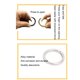 thumbnail image 2 of Jumpingount Bolso de mano de metal Anillo de cierre Paquete de hombro Bolso cruzado Bolsa de anillos de hebilla extraíble portátil Monedero Viajes, Equipaje y Accesorios Varios 4x25x34mm Jumpingount AP012398-06B, 2 of 6
