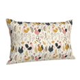 thumbnail image 2 of Disketp Pillow Covers Cartoon Chickens Pattern Throw Pillow Case Cushion Covers,Cushion For Bedroom,Couch,Home-14"X20", 2 of 8