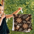 thumbnail image 5 of Coolnut Hoho Merry Chrismtas Hand Towels 2 PCS, Gingerbread Snowflake Kitchen Towel Ultra Soft and Highly Absorbent,Decorative Fingertip Face Towel for Bathroom Hotel, 28.3"x 14.4", 5 of 5