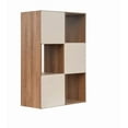 thumbnail image 3 of Style Selections 35.88-Inches H x 24.13-Inches W x 11.63-Inches D Rye Stackable Wood laminate 6 Cube organizer, 3 of 8