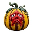 thumbnail image 2 of Dserhfy Halloween Pumpkin Statue Ghost Resin Figurine Scary Pumpkin Doll for Yard Office Indoor Outdoor Unique Halloween Gifts for Adults, 2 of 8