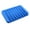 Blue, variant on Farfi Home Bathroom Anti-Slip Silicone Draining Soap Holder Storage Tray Dish Plate (Black)