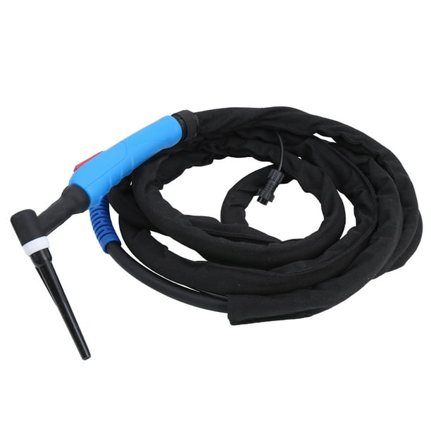 Pistola De Soldadura TIG, Torsión De Soldadura Ignífuga, Accesorios De Soldadura, Electricista Automotriz Para Procesamiento De Maquinaria Placa De Metal YLSHRF WP‑26 TIG Welding Gun