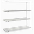 thumbnail image 3 of Nexel 5 Tier Stainless Steel Wire Shelving Add-On Unit, 60"W x 24"D x 63"H, 3 of 4