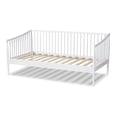thumbnail image 3 of Baxton Studio Renata Classic and Traditional White Finished Wood Twin Size Spindle Daybed, 3 of 5