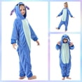 thumbnail image 5 of Children Pajamas Cosplay Cartoon Animal Hooded Holiday Onesies Pjs Boys Girls Jumpsuits Sleepwear Kids for 3-12 Years, 5 of 8
