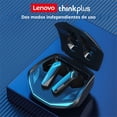 thumbnail image 4 of Auriculares Lenovo GM2 pro para Gamer y Deportes, compatibles con iPhone, Android y Windows inalámbricos con bluetooth color negros., 4 of 4