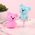 thumbnail image 4 of Shisuyan 24Pcs Jumping Spring Toys for Kids Cartoon Rabbit Bear Toys Desktop Animals Jumping Toys, 4 of 8