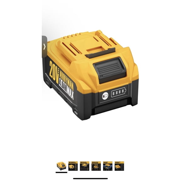 Alloyman Electric Battery 20V 4.0AH Compact Power Tools