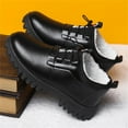 thumbnail image 4 of Men's Leather Shoes - High Top Thermal Lined Leather Winter Boots for Comfortable Outdoor Walking and Daily Casual Wear, 4 of 8