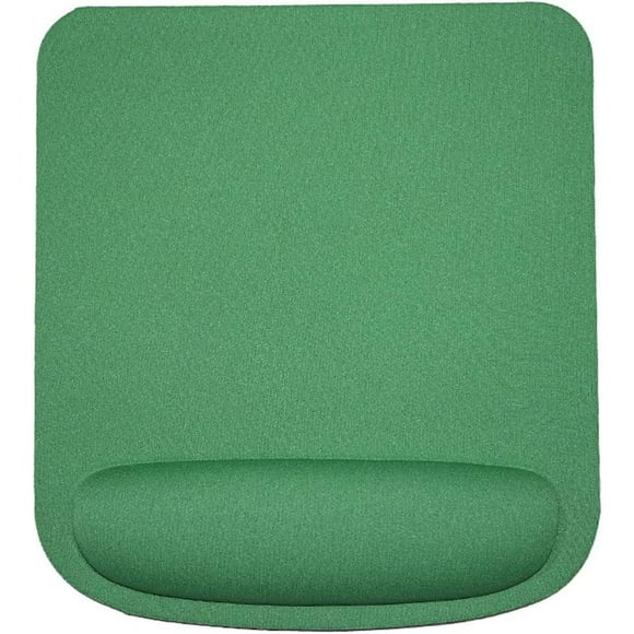 Zhuge Alfombrilla de ratón para ordenador, alfombrilla antideslizante para el hogar y la oficina, con soporte para la muñeca, para juegos, para ordenador, PC y portátil, color verde