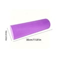 thumbnail image 3 of High Density Smooth Exercise Foam Roller, EVA Foam Roller for Muscle Massage, Back, Legs, Yoga Pilates Deep Tissue Body Massager, Portable Fitness Training Roller for Home Gym Travel Workout, 3 of 7