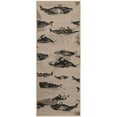 thumbnail image 2 of Unique Loom Outdoor Coastal Collection Area Rug - Whalewatch (2'  x 5' 1" Runner Beige/Brown), 2 of 9