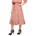 thumbnail image 3 of Moomaya Cotton Skirt With Elastic Pull-On Waist Printed Flared Skirt Summer Wear, 3 of 5