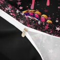 thumbnail image 4 of Castle Fairy Sport Baseball Bedding, Candy Glove Pattern Duvet Cover Full, Black Pink,Black Reversible,3pcs,1 Duvet Cover and 2 Pillowcases, 4 of 6