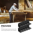thumbnail image 4 of 10pcs Heavy Duty L Brackets Angle Brackets for Shelves, 4 of 9