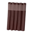 thumbnail image 4 of Cortina de ducha resistente y multifuncional, accesorio de baño para hotel, poliéster. Marrón, 4 of 9