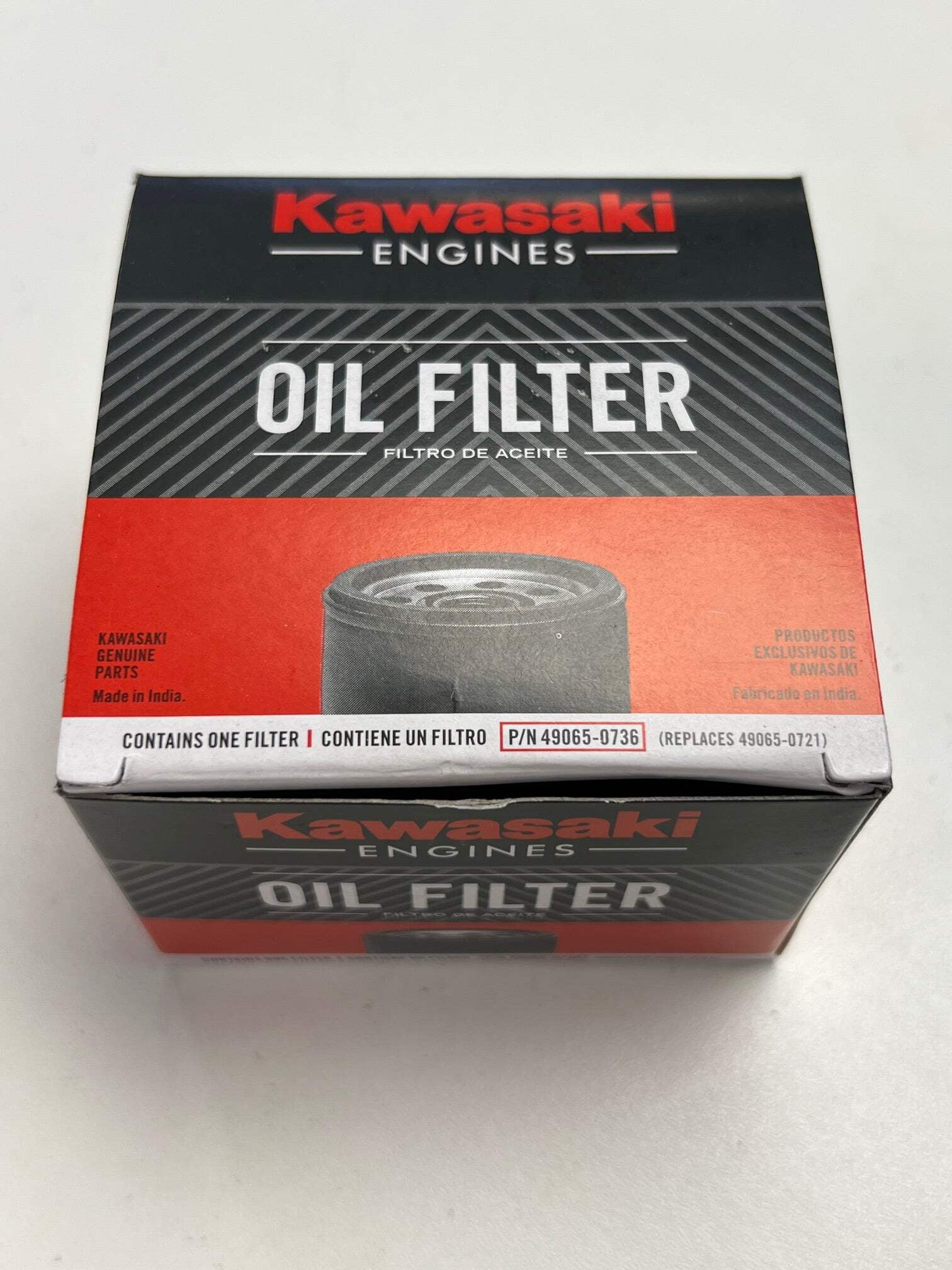 Kawasaki, Oil Filter, Replaces 49065-7007, Fits Kawasaki Engines