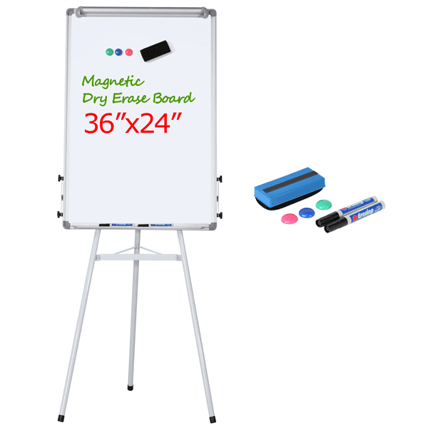 Height Adjustable Tripod Whiteboard Portable Dry Erase Board