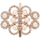 thumbnail image 1 of Clip decorativo para zapatos de mujer, elegante clip para zapatos con diamantes de imitación, extraíble, tacón alto, decoración de cristal., 1 of 6