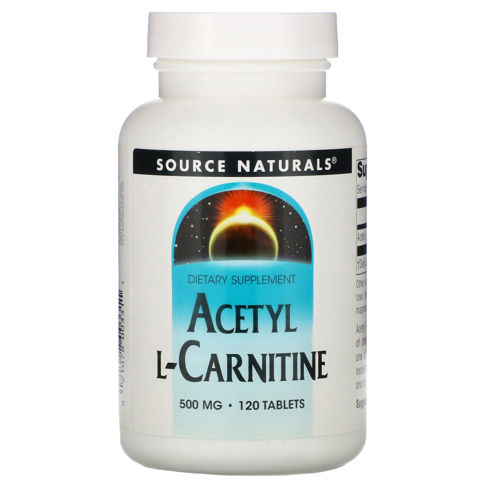 Source Naturals Source Naturals Acetyl LCarnitine, 120 ea Walmart