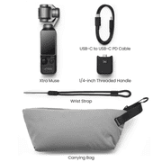 Xtra Muse, Vlogging Camera with 1'' CMOS and 4K/120fps Videos, Pocket Camera with 3-Axis Gimbal Stabilizer