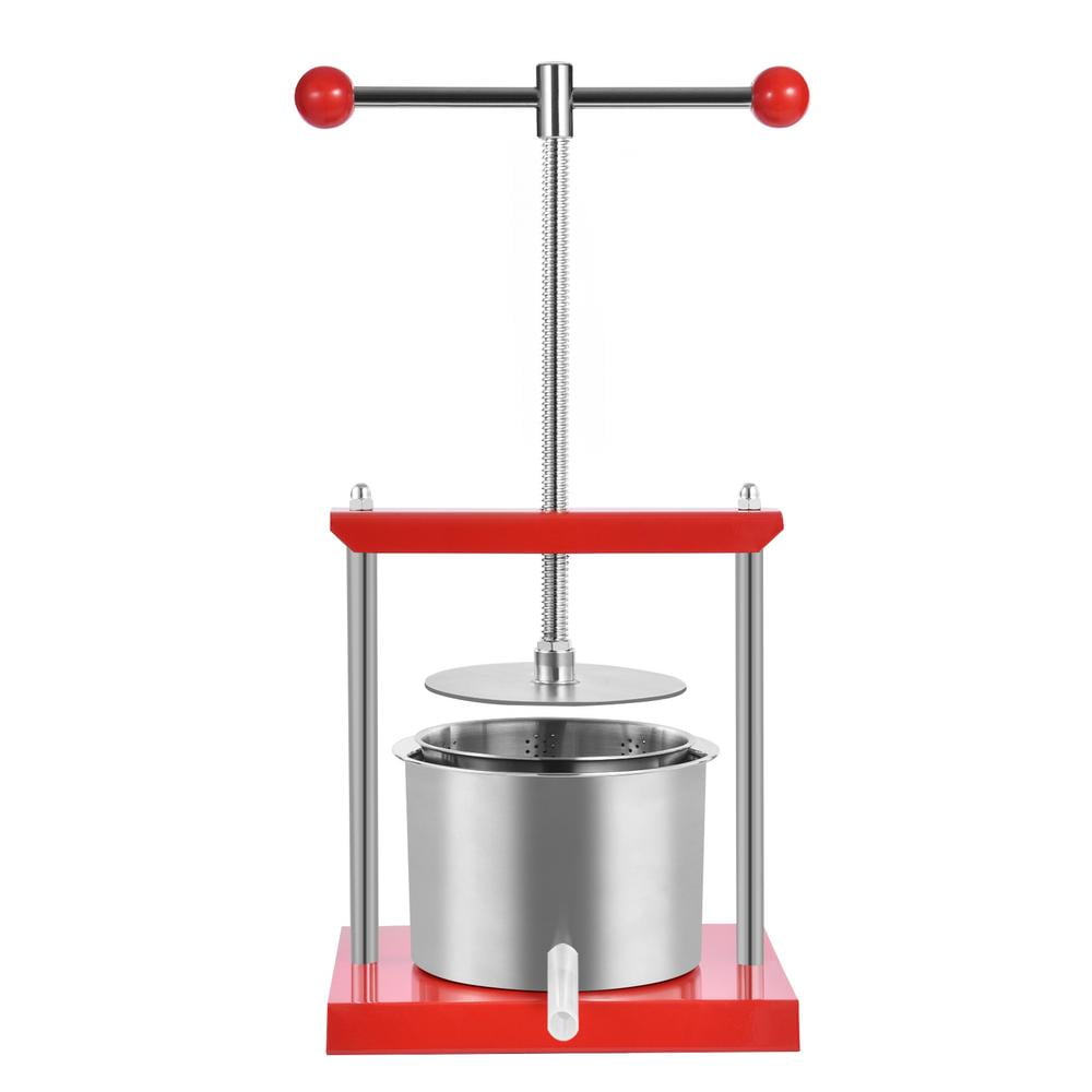Details about   1.6 Gallon Stainless Steel Fruit Press Wine Juice Cider Cheese Sausage Tincture 