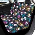 thumbnail image 3 of Binienty Skull Tie Dye Car Interior Covers, 4 Pcs Front and Rear Split Bench Automobile Seat Cover Fashion Auto Interior for Auto Truck Van SUV Easy to Install, 3 of 6