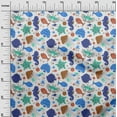 thumbnail image 3 of oneOone Polyester Spandex Brown Fabric Beach Sewing Craft Projects Fabric Prints By Yard 56 Inch Wide, 3 of 4