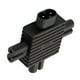thumbnail image 3 of IEC320 C8 a 3X C7 Adaptador de enchufe de alimentación de CA, 3 of 5
