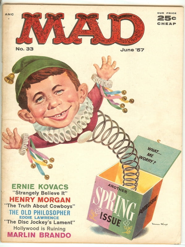 MAD Magazine Vintage Collectible #33 June 1957 Fine+ (FN+)