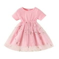 thumbnail image 1 of MEZZALL Robe d'Été Sans Manches à Volants pour Bébé Fille, Mode Décontractée, Robe Tendance, Rouge, 12-18 Mois, 1 of 8